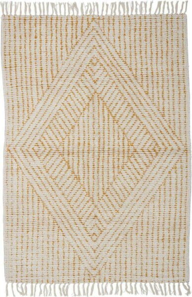 Žluto-bílý koberec 180x120 cm Stephi