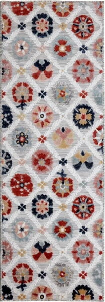 Šedý venkovní koberec běhoun 230x80 cm