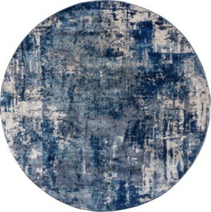Modrý kulatý koberec ø 160 cm Cocktail