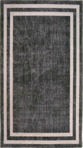 Šedo-krémový pratelný koberec 150x80 cm