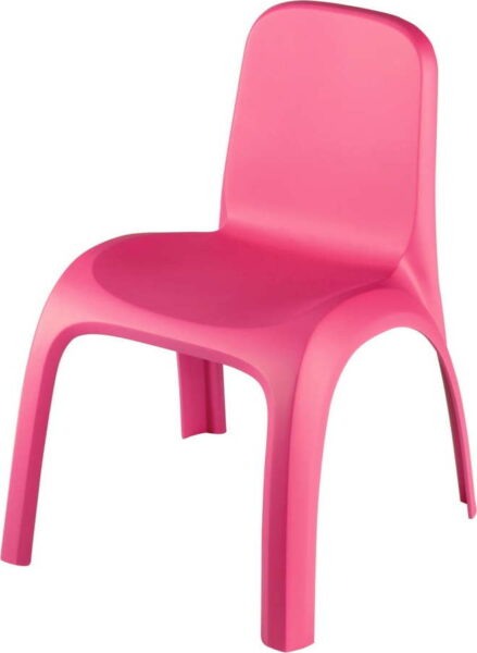 Růžová dětská židle