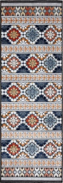 Modrý venkovní koberec běhoun 230x80 cm