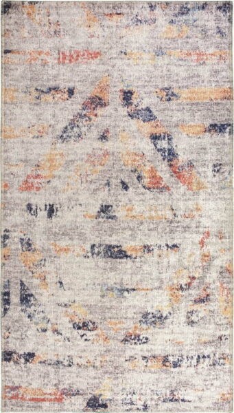 Bílo-béžový pratelný koberec 180x120