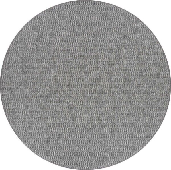 Šedý kulatý koberec ø 160 cm