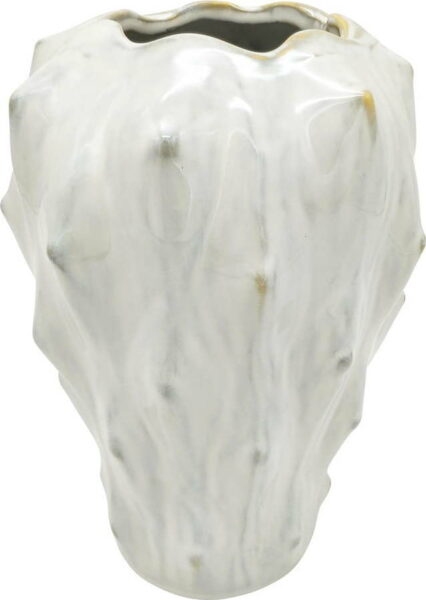 Slonovinově bílá keramická váza PT LIVING