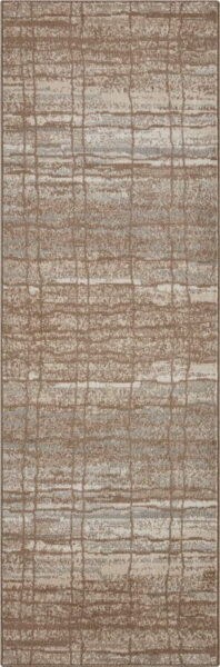 Hnědo-béžový koberec běhoun 200x80 cm Terrain