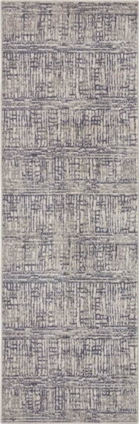 Šedý koberec běhoun 200x80 cm Terrain