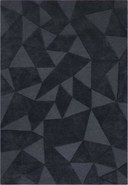 Šedý vlněný koberec 170x120 cm Shard