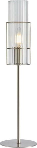 Stolní lampa ve stříbrné barvě (výška 50