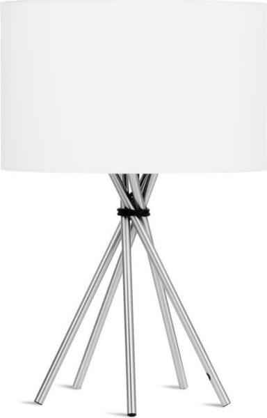 Bílá stolní lampa (výška 50 cm) Lima