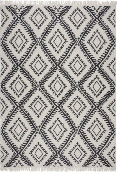 Černobílý koberec 160x230 cm Alix
