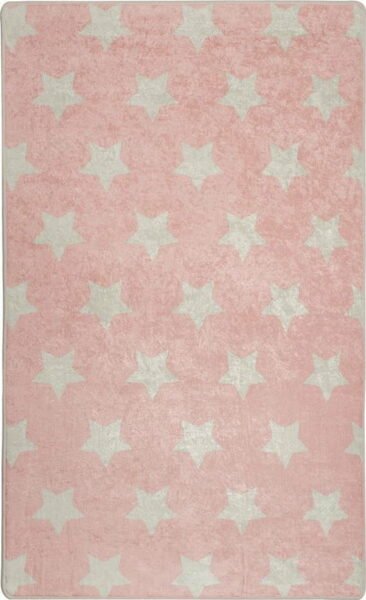 Růžový dětský protiskluzový koberec Conceptum