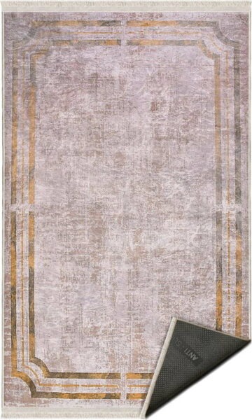 Růžový koberec běhoun 80x200 cm