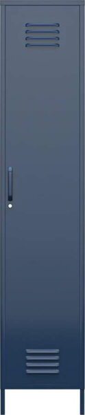 Modrá kovová skříňka 38x185 cm Bradford
