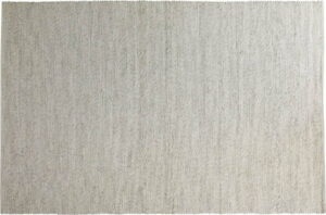 Světle šedý vlněný koberec 290x200 cm