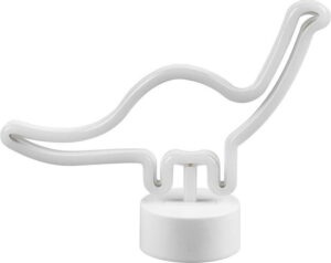 Bílá LED stolní lampa (výška 20