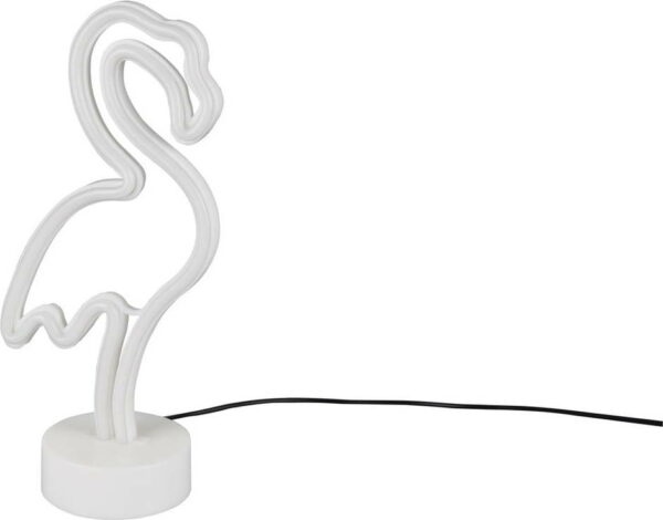 Bílá LED stolní lampa (výška 29