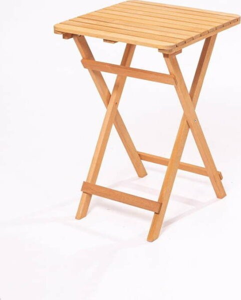 Zahradní odkládací stolek z bukového dřeva 50x50