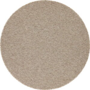Béžový kulatý venkovní koberec ø 160