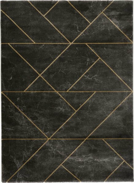 Šedý/ve zlaté barvě koberec 170x120 cm