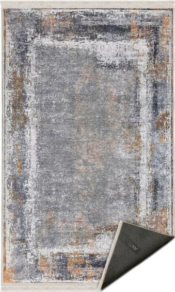 Šedý koberec běhoun 80x200 cm