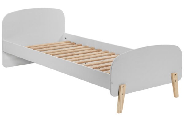 Šedá dřevěná dětská postel Vipack