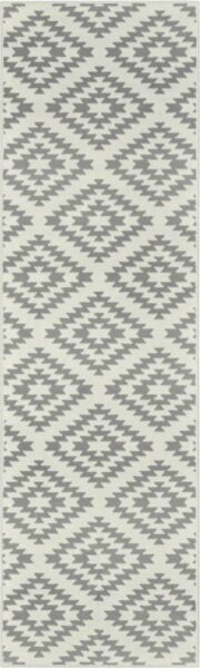 Šedý/béžový koberec běhoun 200x80 cm Nordic