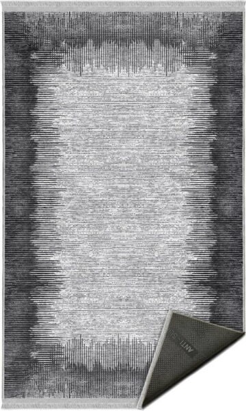 Šedý koberec běhoun 80x200 cm