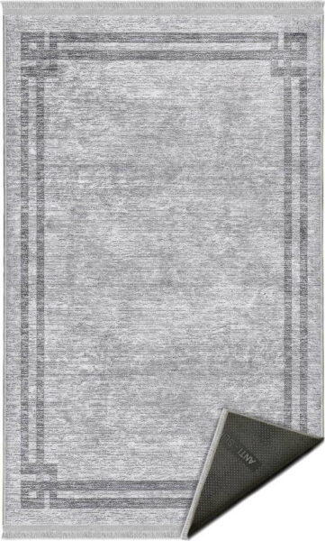 Světle šedý koberec běhoun 80x200 cm