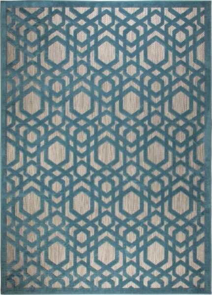 Modrý venkovní koberec 290x200 cm Oro