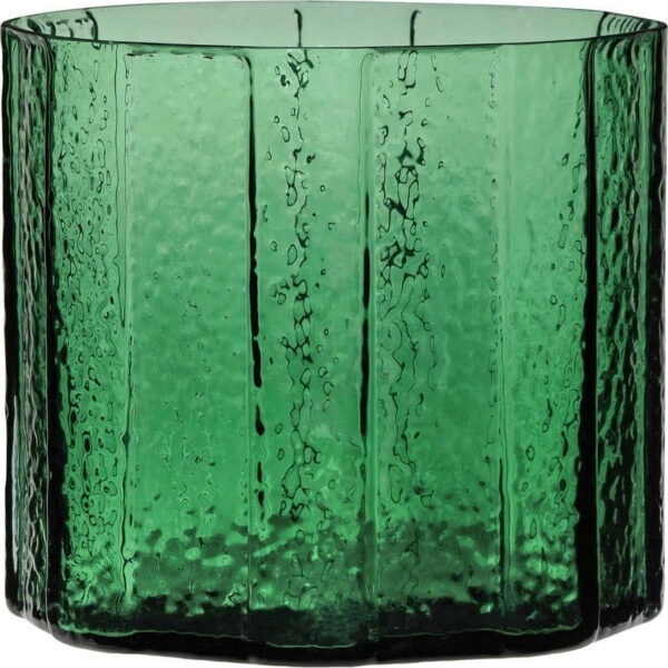 Skleněná ručně vyrobená váza Emerald