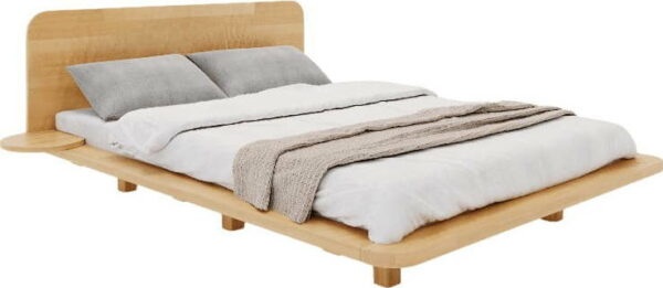 Dvoulůžková postel z bukového dřeva 160x200 cm v