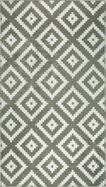 Světle hnědo-krémový pratelný koberec 150x80