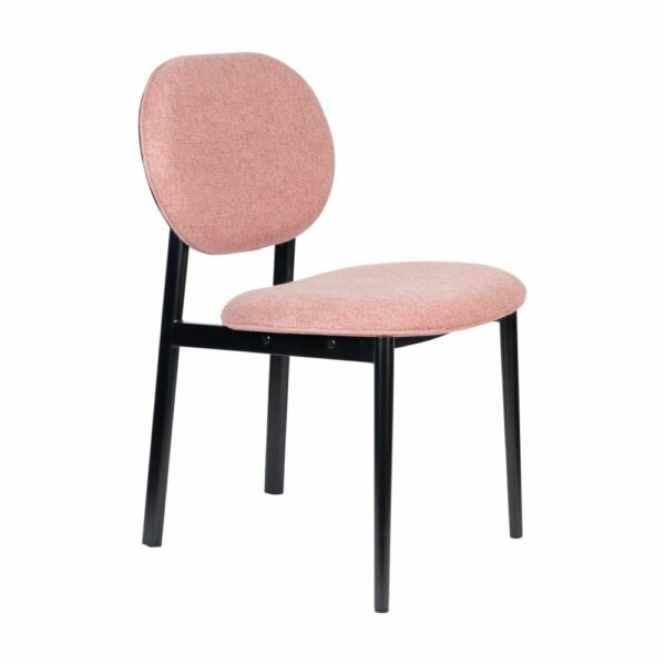 Světle růžová jídelní židle Spike