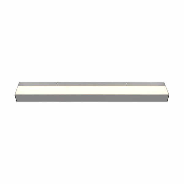 LED nástěnné svítidlo v leskle stříbrné barvě (délka