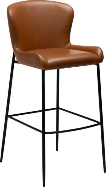 Koňakově hnědá barová židle 105 cm