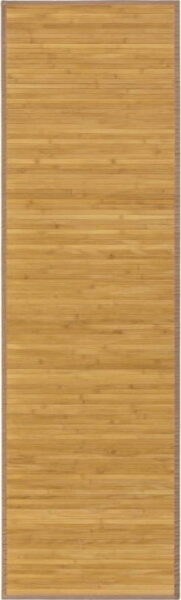 Bambusový koberec běhoun v přírodní barvě 60x200