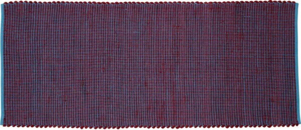Fialovo-modrý koberec z vlny a bavlny Hübsch