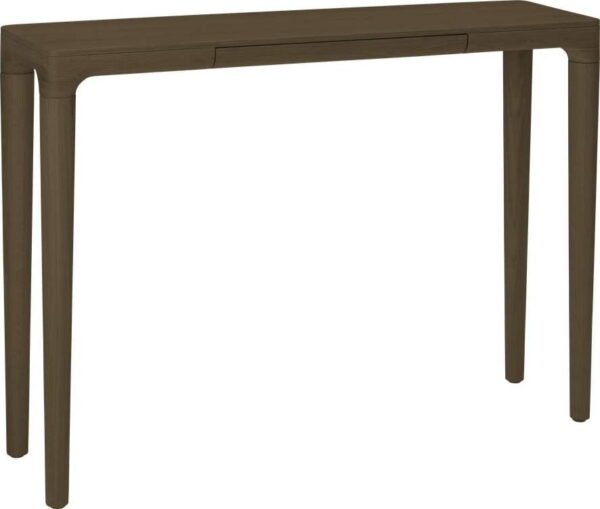 Hnědý konzolový stolek z dubového dřeva 12x110