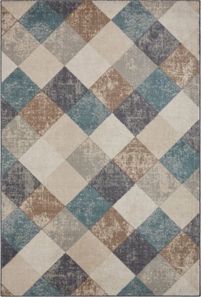 Modro-béžový koberec 280x200 cm Terrain