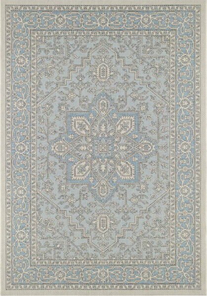 Modro-béžový venkovní koberec NORTHRUGS Anjara