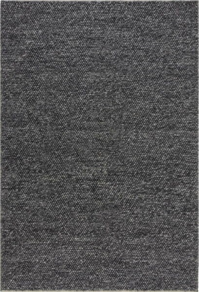 Tmavě šedý vlněný koberec Flair Rugs Minerals