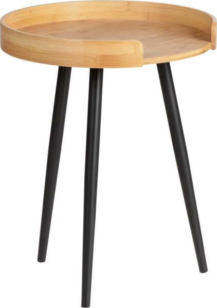 Bambusový kulatý odkládací stolek ø 40