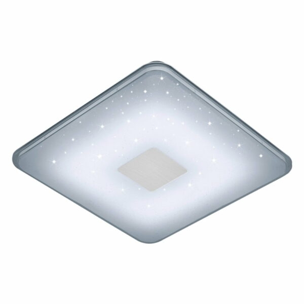 Bílé čtvercové stropní LED svítidlo na dálkové ovládání