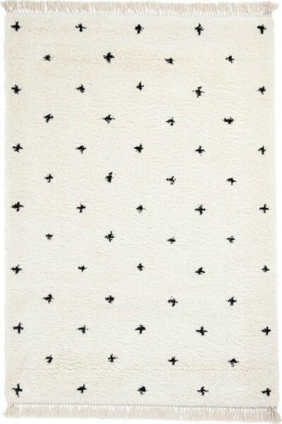 Bílo-černý koberec Think Rugs Boho Dots