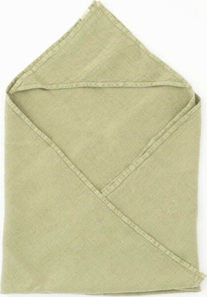 Dětský zelený lněný ručník Linen