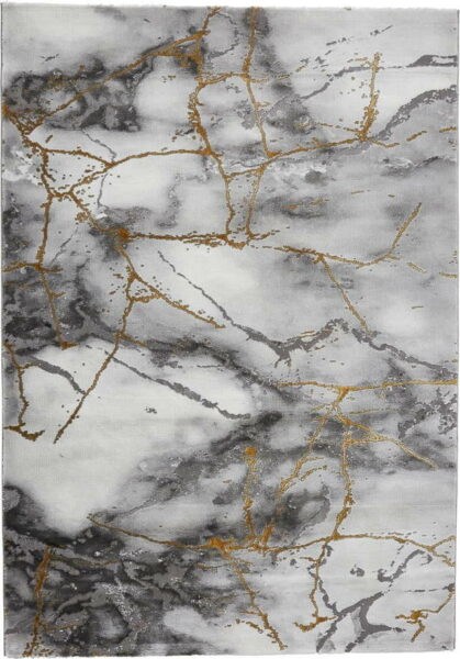 Šedý/ve zlaté barvě koberec 220x160 cm