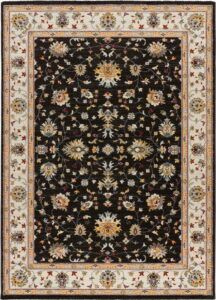 Antracitový koberec běhoun 67x250 cm
