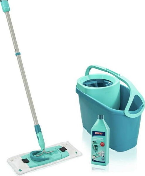 Mop s kbelíkem a čističem na podlahy Clean