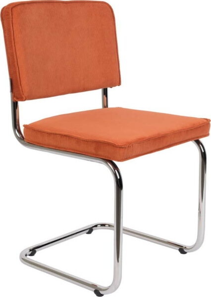 Oranžové jídelní židle v sadě 2 ks